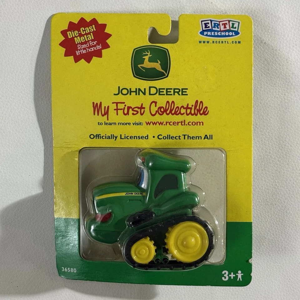 Tractor de oruga Ertl John Deere Tony fundido a presión preescolar coleccionable sellado Foto 4 de 4