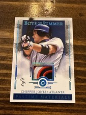 2025  Boys Of Summer Baseball Chipper Jones 1/1 One If One Atlanta Braves GU