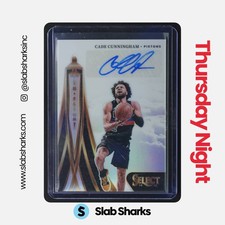2024 PANINI SELECT #IFS-CAD CADE CUNNINGHAM IN FLIGHT SIGNATURES AUTO /249