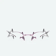 Gentle Monster Milky Way 02P Silver Lensless with case