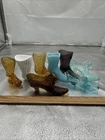 vintage fenton glass Shoe Lot  Plus Other Models