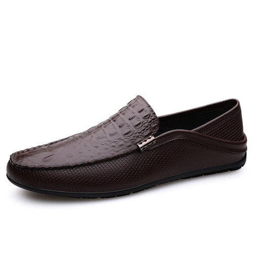  Herren Echtleder Vielseitig Business Freizeit Schuhe Weiche Sohle Flache Halbschuhe - Bild 26 von 26