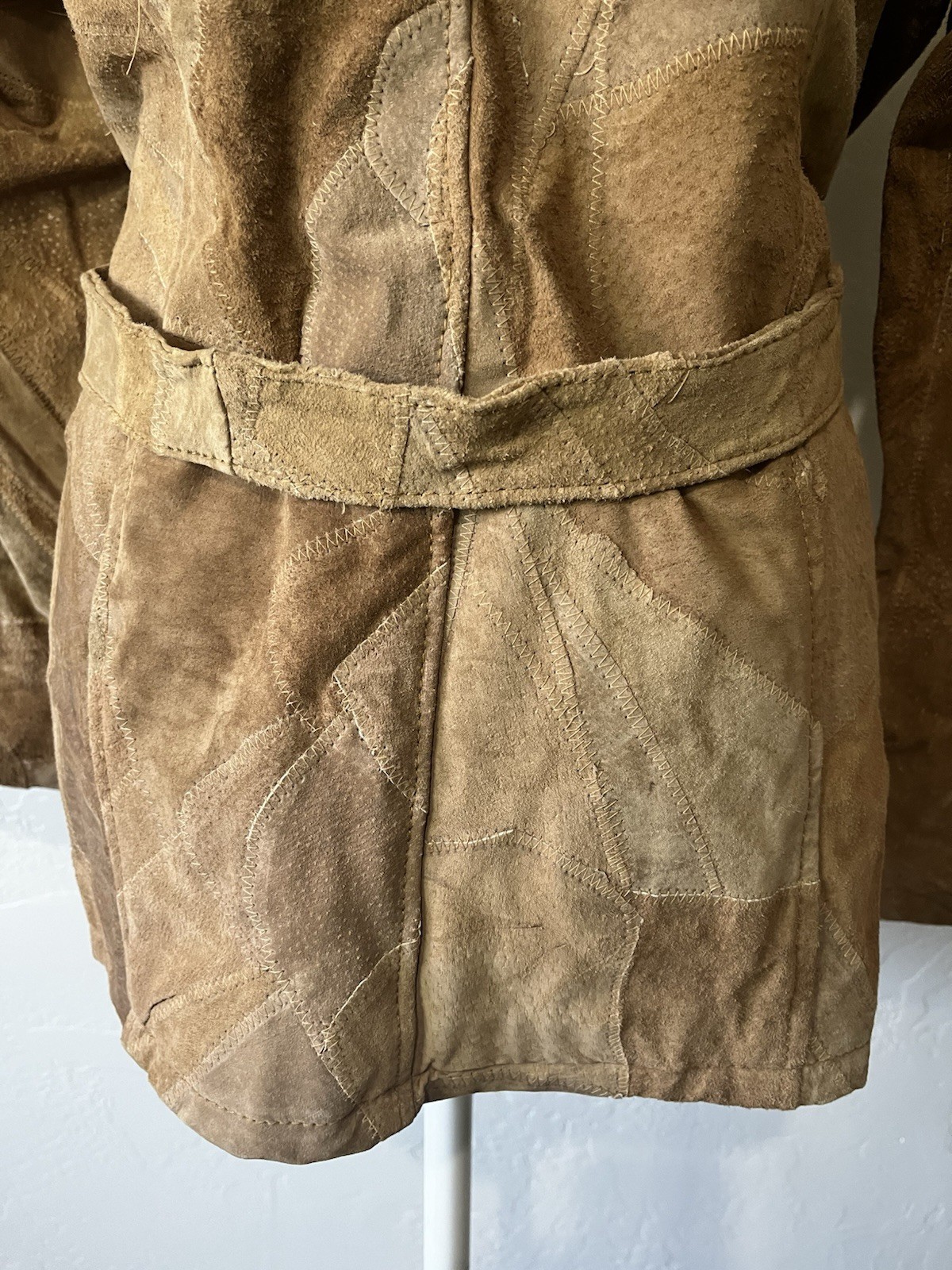 Womens Leather Works Patchwork Jacket - image 6