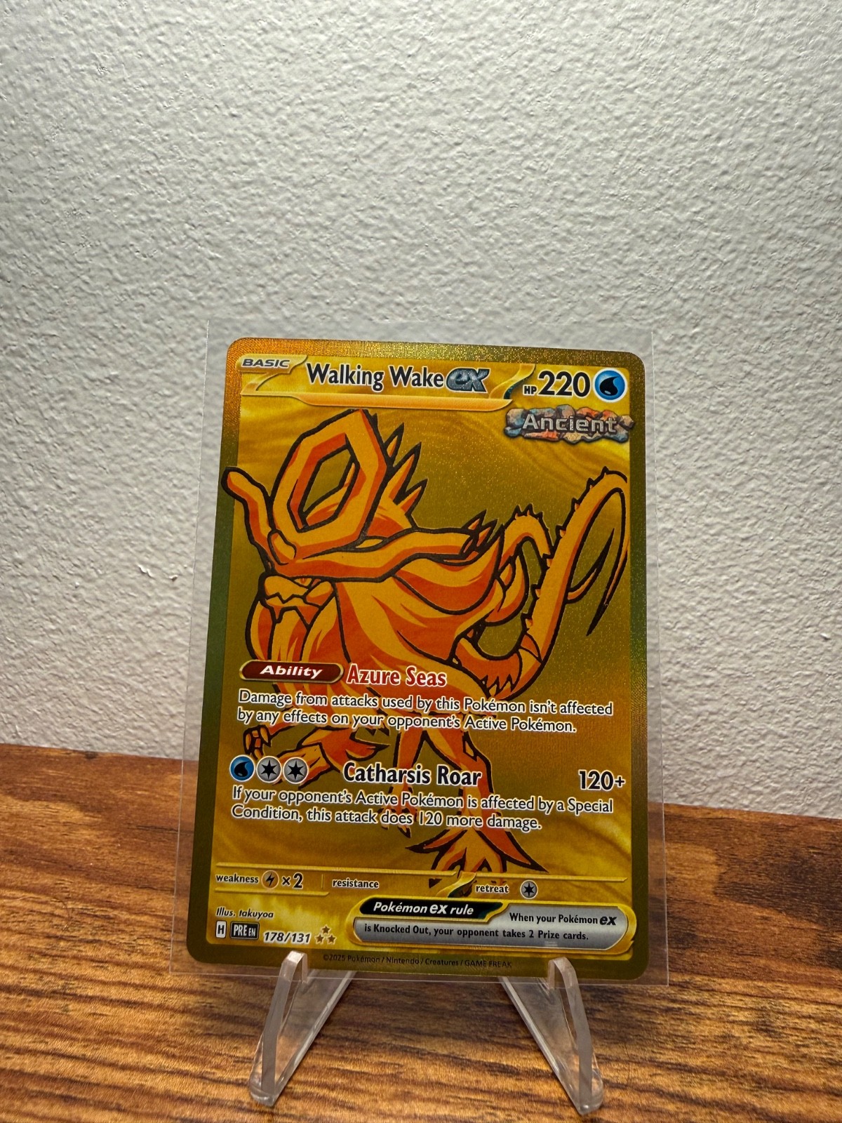 Walking Wake ex Hyper Rare 178/131 NM