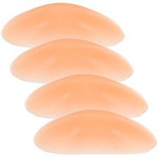 2 Pairs Durable Shoulder Push Up Pads for Women Adhesive Chocolate Color
