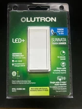 Lutron Sunnata LED+ Touch Dimmer - White (STCL-153MH-WH)
