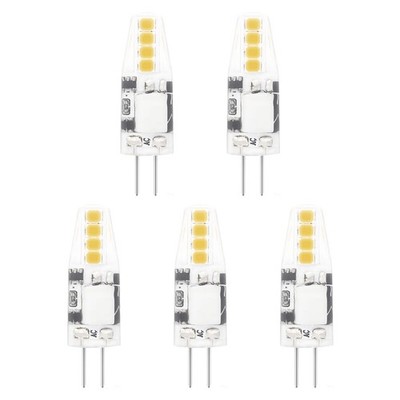 Modee G4 LED Stecklampe 1,8W 180lm 6000K Tageslichtweiß 12V 5 Stück