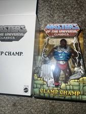 New With Box 2013 MOTUC Masters Of The Universe Classics Clamp Champ Figure