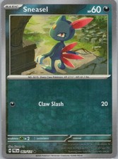 SV: Prismatic Evolutions Sneasel (Master Ball Pattern) Common 061/131 NM