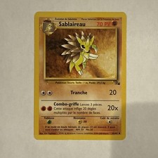 Pokemon Card No.41/62 Sablaireau (Sandslash) Unlimted French Fossil LP