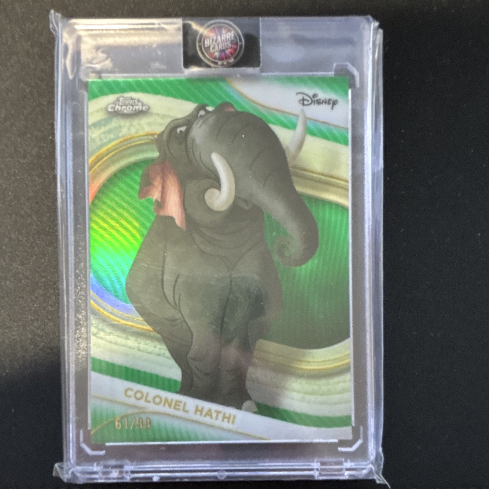 Topps Chrome Disney 100 2023 Colonel Hathi Serial #/99 Card 61/99 REC