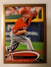 Wade Miley 2012 Topps Gold Border Parallel RC /2012 Arizona Diamondbacks