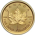 2026 Canadian Gold Maple Leaf 1/20 oz — photo from another recent sale