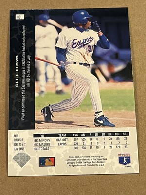1994 UPPER DECK SP - CLIFF FLOYD EXPOS #83 | eBay