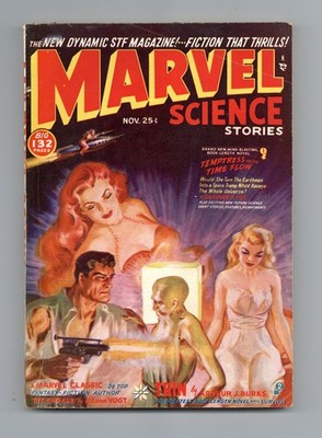 Marvel Science Stories Pulp 2nd Series Nov 1950 Vol. 3 #1 VG+ 4.5