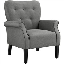 Mid-century Modern Accent Chair Upholstered Sofa Chair for Living Room Bedroom