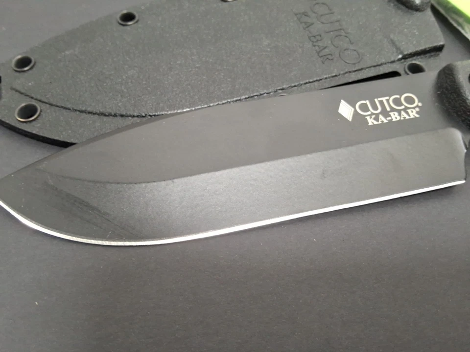 Cuchillo de caza negro CUTCO KA-BAR 5726 Outdoorsman con funda Foto 4 de 4
