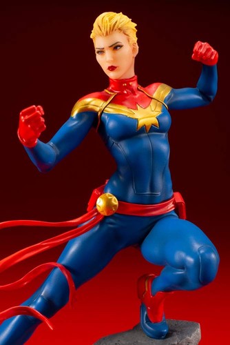 ARTFX+ Universo Marvel Capitana Marvel PVC Conjunto Simple Figura Kit Kotobukiya - Imagen 2 de 9