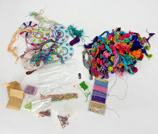 Friendship Bracelet Making Kit Lot Embroidery Floss Beads Craft DIY