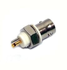 10pc BNC Female Jack Connector 2111 Nickel Plated DK Taiwan Isolated Ground