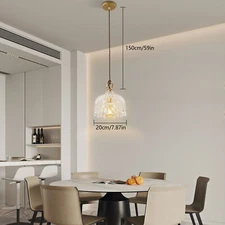 Gold Pendant Light Hanging Ceiling Light Fixture Kitchen Island Lamp Chandelier