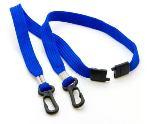 10pc Face Mask Lanyards with Safety Breakaway Clasp with Plastic J hook each end - Afbeelding 22 van 23