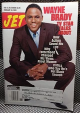Actor Wayne Brady Interview Black Interest Vintage Jet Magazine Feb 10, 2003