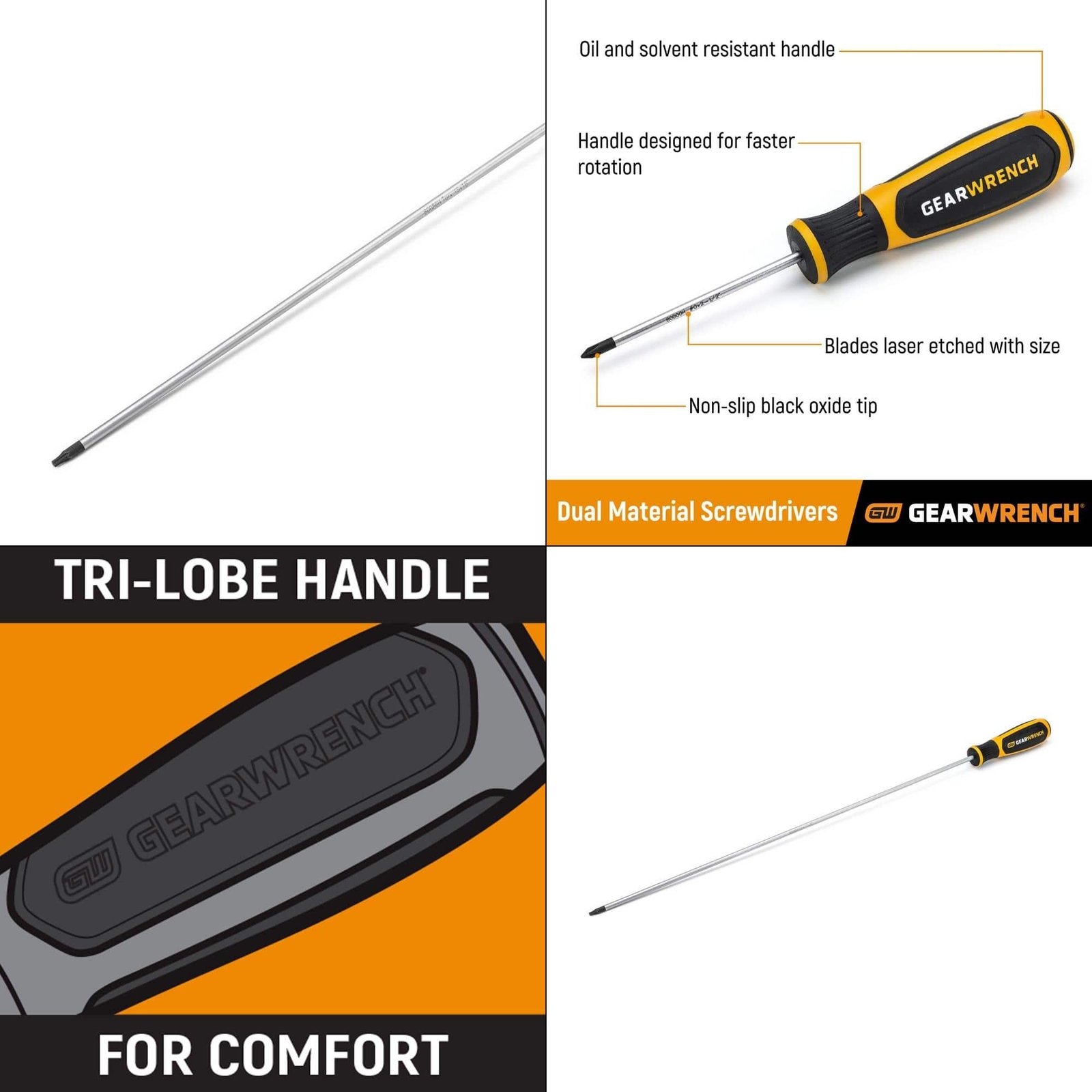 T15 X 18" Torx Dual Material Screwdriver Gearwrench Generous Return