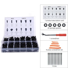 240pcs Plastic Clip Retainer Fastener Car Fender Bumper For Ford Honda Toyota GM