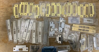 Large lot door plate face/ strike plates Kaba Securitech Mortise 42 pcs *NEW