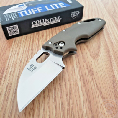 Cold Steel Tuff Lite Lock Folding Knife 2.5'' AUS-8A Steel Blade Griv-Ex Handle