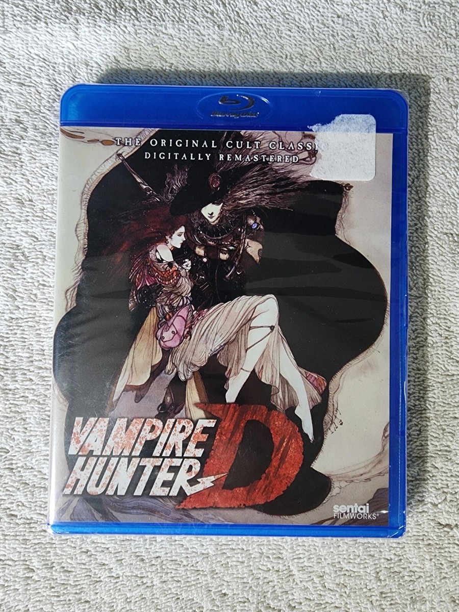 Vampire Hunter D Anime Movie Blu-Ray Brand New RARE OOP