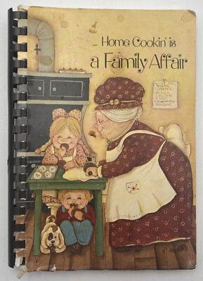 Hughes Family Community Cookbook Alvin & Orbay Hughes Anthony, Kansas Vtg 1992
