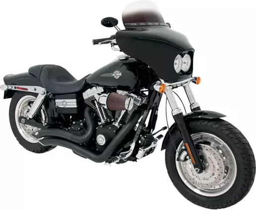 Memphis Shades Black Paintable Batwing Fairing 08 17 Harley Dyna