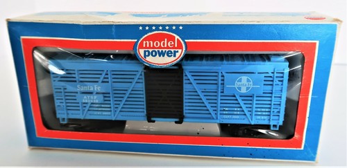 Model Power Santa Fe Cattle Freight Car 40 ft HO Scale VTG 8011 - Picture 2 of 9