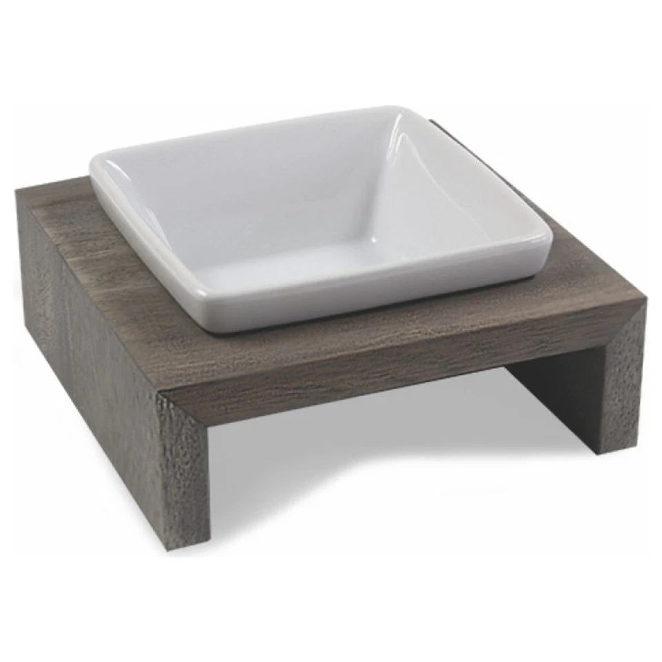 Wolters Futterstation Meshidai Einzelnapf grau für Hunde mit Arthritis