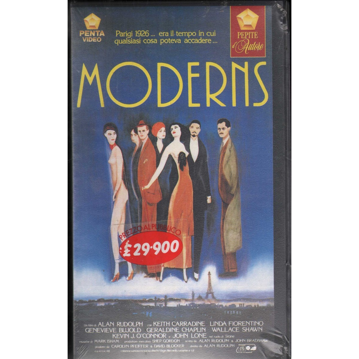 Moderns VHS Alan Rudolph Univideo - 1001802 Sealed