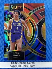 2024 #200 Lexie Brown Panini WNBA Select Premier Red & Blue Prizm 058/399