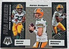 Aaron Rodgers Aaron Jones Devante Adams 2020 Mosaic Flea Flicker #FF8 PACKERS 
