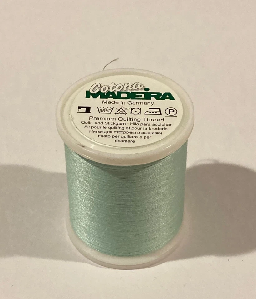 Cotona Madeira Premium Quilting Thread, 50, 1100 yds/1000 m, 661 Light Green - Image 2 of 2