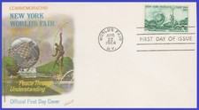 USA5 #1244 U/A FLEETWOOD 3 FDC   New York Worlds Fair