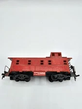 HO Scale Red Caboose Train Car Painted Unlettered  - Unsure Of Brand Model Train