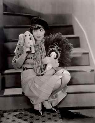 BEAUTIFUL CLARA BOW 8X10 Photo