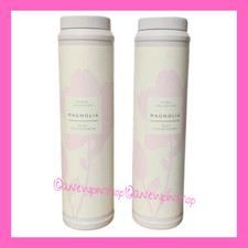 M&S Talcum Powder Magnolia Silky Talc 200g x2 NEW Marks Spencer Floral Range