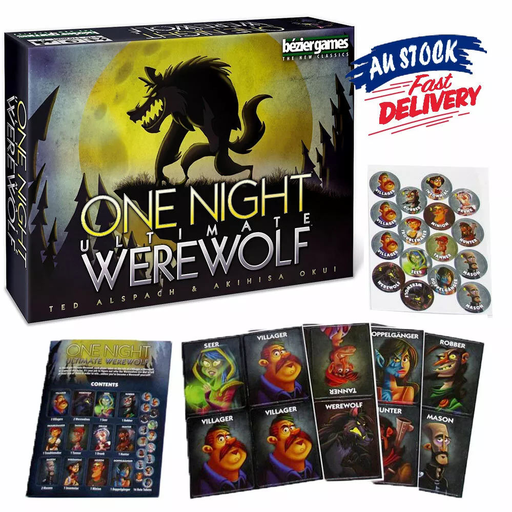 Board Games One Night Ultimate Werewolf Daybreak vampire alien