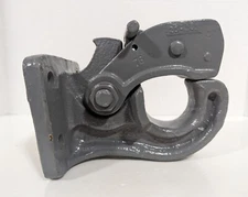 Rigid Type Pintle Hook 75 with Fast Latch 76/25-343 Gray