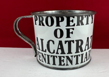 Alcatraz Prison Penitentiary Tin Cup Good Condition.