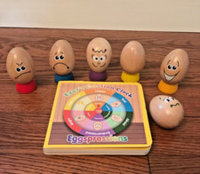 Hape Eggspressions Eggys Emotion Clock Book W...