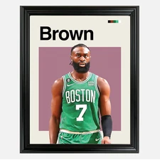 Jaylen Brown Framed Sports Art Photo by Thomas Maxwell