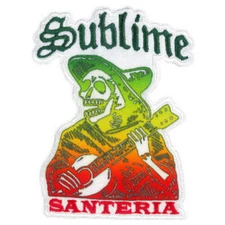 C&D Visionary Sublime Santeria West Coast Ska Embroidered Patch P-5371